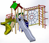 Ігровий комплекс "Радість" з рукоходом SiverSport KID805.1, фото 2