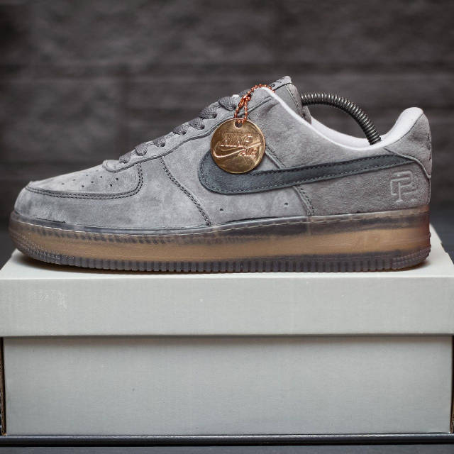 Grey suede air force ones deals