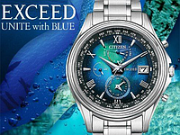Мужские часы CITIZEN AT9130-77L EXCEED UNITE WITH BLUE LIMITED EDITION [300 шт]