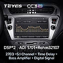 Штатная магнитола Teyes CС3 2k Peugeot 301 For Citroen C-Elysee CElysee (2012 - 2024) (1 Din), фото 6