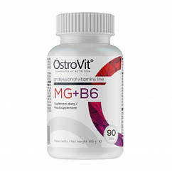 Комплекс вітамінів та мінералів OstroVit Mg + B6 90 tab