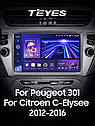 Штатная магнитола Teyes CС3 2k Peugeot 301 For Citroen C-Elysee CElysee (2012 - 2024) (1 Din), фото 5
