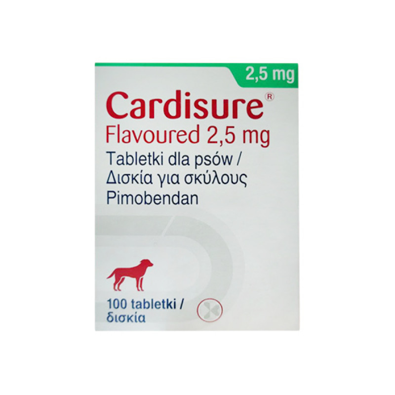 Кардишур 2,5мг 100 таблеток пимобендан, Нидерланды - фото 1 - id-p1332331879