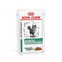 Влажный корм для кошек Royal Canin DIABETIC консервы при заболевании диабетом 85г