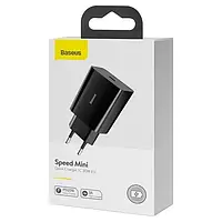 Зарядний пристрій Baseus Speed Mini Quick Charger 20W Type-C 3A Чорний