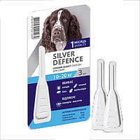 Капли Silver Defence Palladium от блох и клещей для собак 10-20 кг