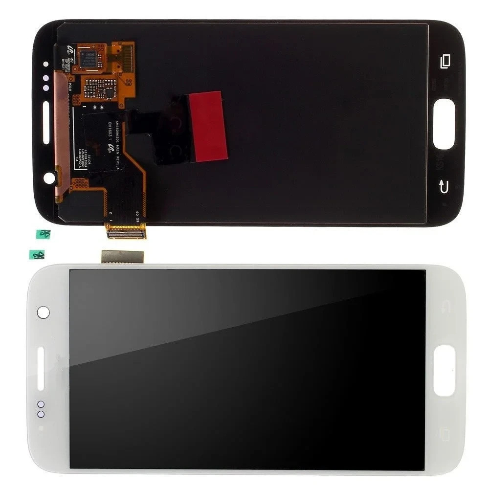 Дисплей Samsung G930F Galaxy S7 модуль в зборі з тачскріном білий, Original, # GH97-18523D