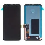 Дисплей Samsung G965F Galaxy S9 Plus модуль в зборі з тачскріном, чорний, оригінал (переклеєне скло)