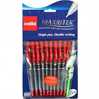 Ручка CELLO цвет чернил-красный Maxriter 727+1 (10 шт. в упаковке)
