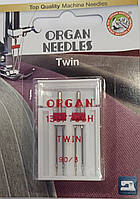 Игла двойная Organ Universal Twin № 90/3 (2 шт)
