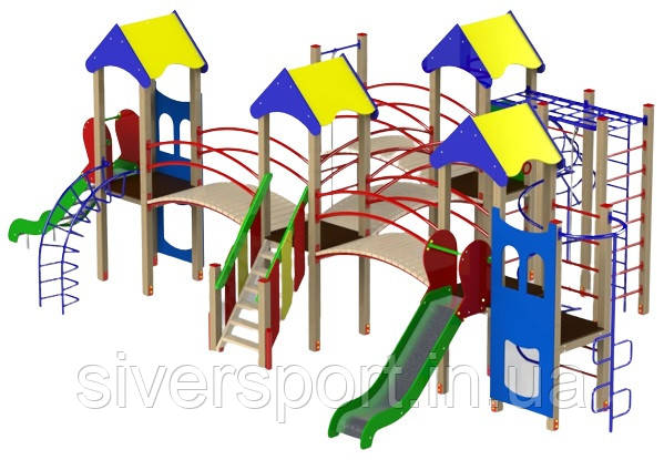 Ігровий комплекс "Фортеця друзів" SiverSport KID718.1, фото 1