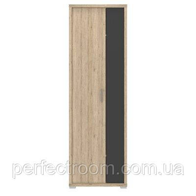 Шафа (без дзеркала) Лора дуб сонома/чорний