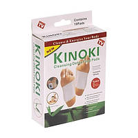 Пластырь на стопы для детоксикации KINOKI. Очищающий пластырь для детоксикации стоп (10 шт)