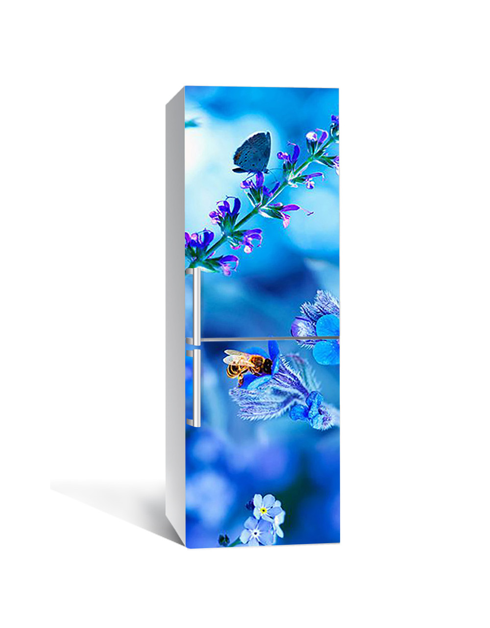 Наліпка на холодильник Zatarga «дзвіночок Польовий 02 » 600х1800 мм вінілова 3Д Наліпка декор на кухню