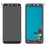 Дисплей Samsung J600F Galaxy J6 модуль в зборі з тачскріном, чорний, Original (переклеєне скло)