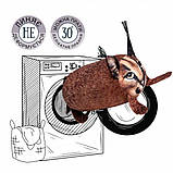 М'яка іграшка антистрес "Рись Шльопа" 30см, подушка-антистрес, подушка рись, фото 6