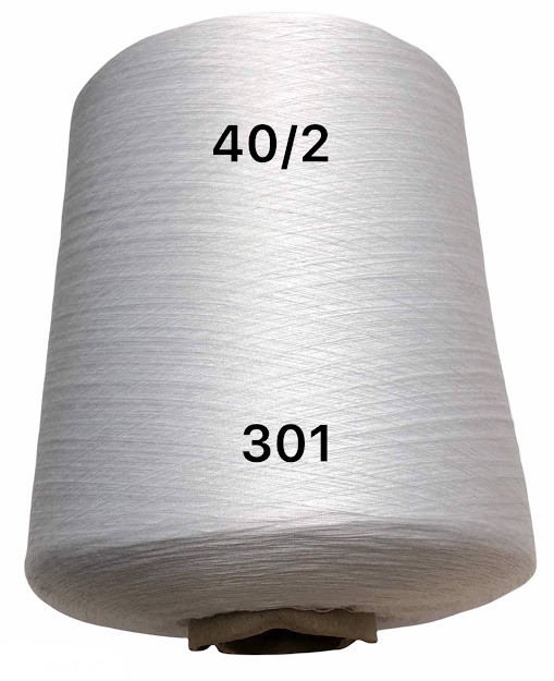 Нитки швейні №40/2 конус 1кг (34000 м) Колір Білий