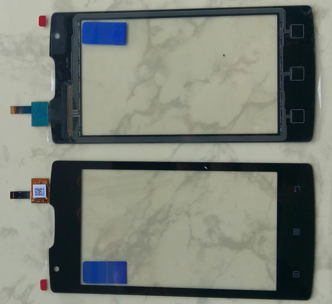 Сенсорний екран для смартфону Lenovo A1000, тачскрін чорний