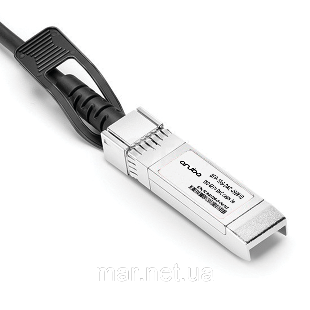 Кабель мережевий HPE Aruba 10G SFP+ 1m Copper Twinax Cable, фото 1