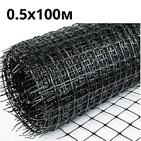 Сетка пластиковая 0.5 х 100 м для ограждения газонов и клумб Agro Star 12 х 14 мм рулон (Agro-А00494063)