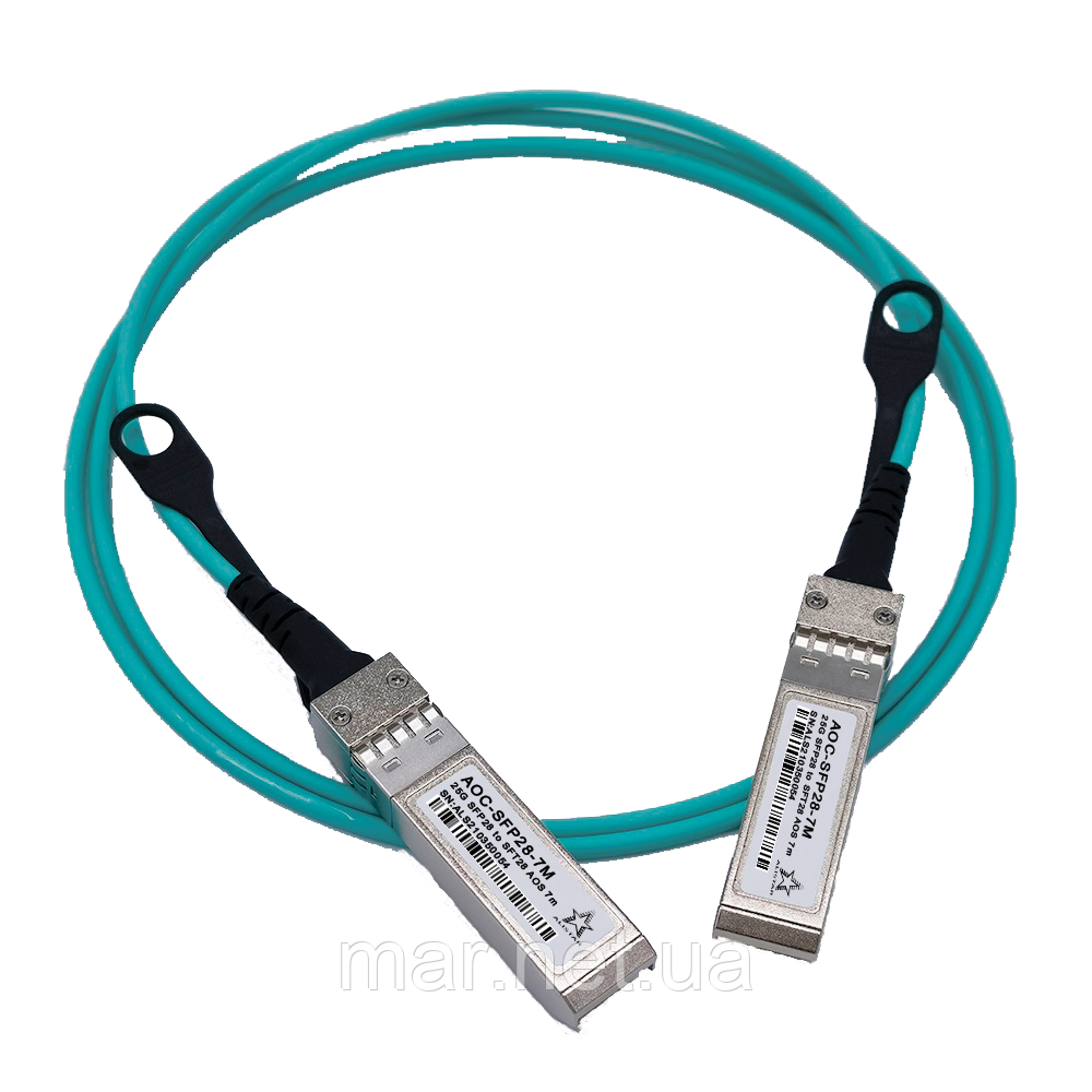 Кабель SFP28 25G Active Optical Cable(AOC), OM3 mmf 7m Alistar, фото 1