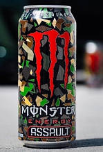 Безалкогольний енергетичний напій Monster Energy 500мл assault