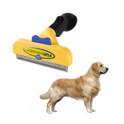 Щітка для грумінгу великих собак Furminator deShedding tool Large Фурминатор Fubnimroat 10 см, фото 1