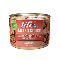 Консерва для собак класу холістик Life Dog Mixer Crocc Salmone з лососем 150 гр
