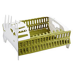 Сушіння органайзер для посуду collapsible compact dish rack