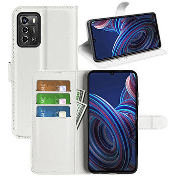 Чохол-книжка Litchie Wallet для ZTE Blade A72 4G White