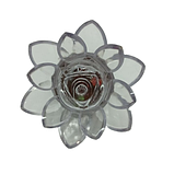 Нічник Троянда, різнокольоровий, фото 3