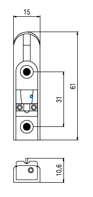 Бридж для бас гитары PAXPHIL BB115 CR - фото 3 - id-p265525598