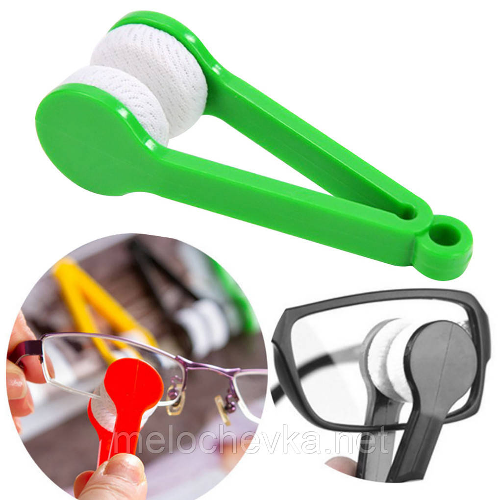 Щітка для чищення окулярів із мікрофібри, фото 1