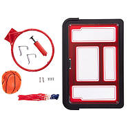 Мініщит баскетбольний із кільцем і сіткою SP-Sport 600х400 мм, фото 5