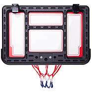 Мініщит баскетбольний із кільцем і сіткою SP-Sport 600х400 мм, фото 4