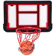Мініщит баскетбольний із кільцем і сіткою SP-Sport 600х400 мм, фото 3