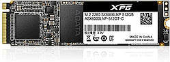 Накопичувач SSD M.2 ADATA XPG SX6000 Lite 512GB  2280 PCIe 3.0x4 NVMe 3D Nand Read/Write: 1800/1200 MB/sec