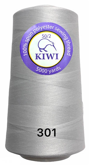 Нитки швейні Kiwi 50/2 (5000 ярдів) білі