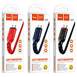 Кабель HOCO X59 USB to Micro 2.4A, 1m, nylon, TPE connectors, Red, фото 7