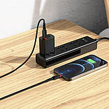 Кабель HOCO X59 USB to iP 2.4A, 1m, nylon, TPE connectors, Black, фото 7
