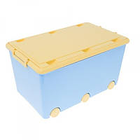 Ящик для іграшок Tega Chomik IK-008 (light blue-yellow)