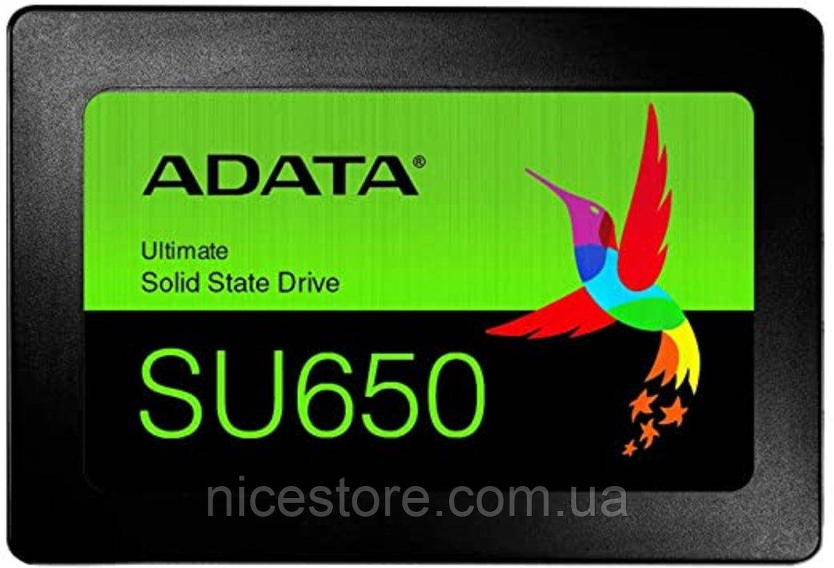 Накопичувач SSD ADATA Ultimate SU650 480GB 2.5" SATA III 3D NAND TLC