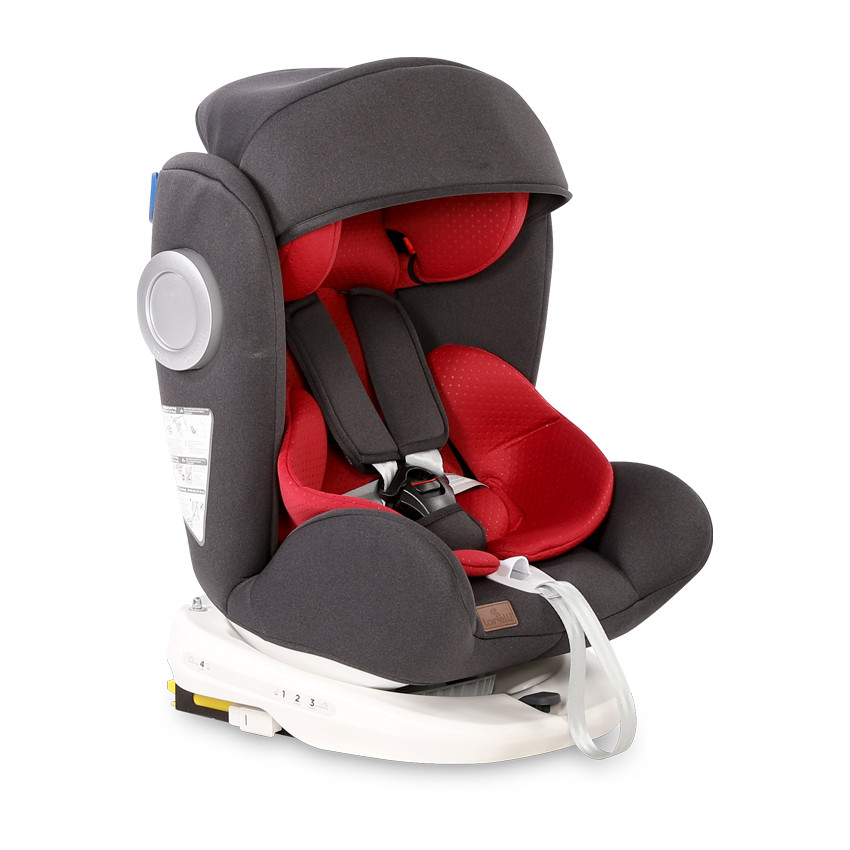 Автокрісло Lorelli LUSSO SPS ISOFIX (0-36кг) (black/red), фото 1