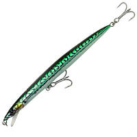 Воблер Savage Gear Sandeel Jerk Minnow S 110mm 7.0g Green mackerel PHP