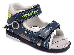 Босоніжки для хлопчика 26 Weestep R526060106CB, синій (21-26), фото 1