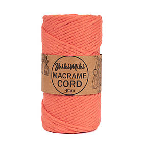 Еко шнур Macrame Cord 3 mm, колір Лососевий