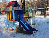 Дитячий комплекс СОНЕЧКО гірка пластик висота кріплення 1.10 або 1.26 м, фото 5