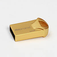 Флеш-накопичувач Mibrand USB 2.0 Hawk 64Gb Gold