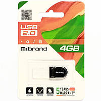 Флеш-накопичувач Mibrand USB 2.0 Scorpio 4Gb Black