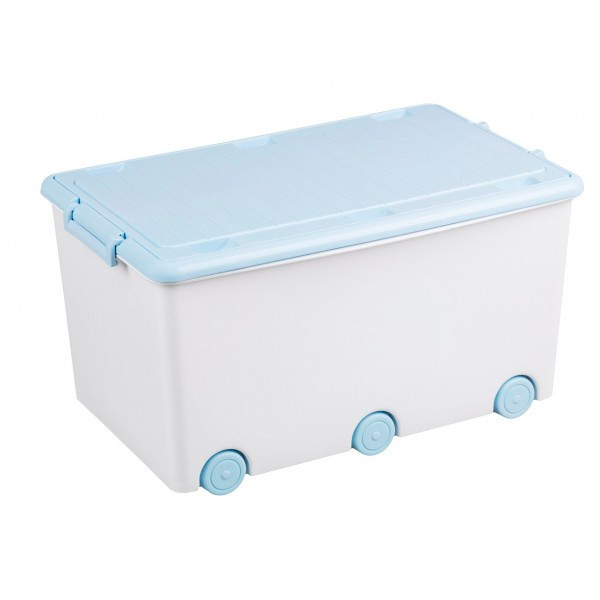 Ящик для іграшок Tega Rabbits KR-010 (white-blue), фото 1